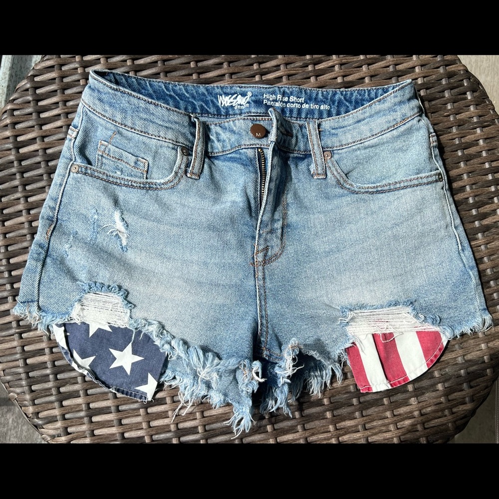 American Flag Short shorts, size 28